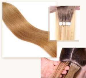 Tape-in hair extensions