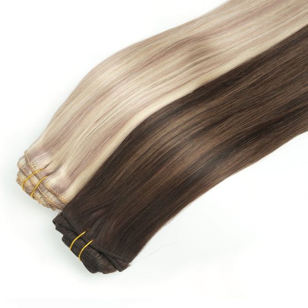 Full set clip-in hair extensions